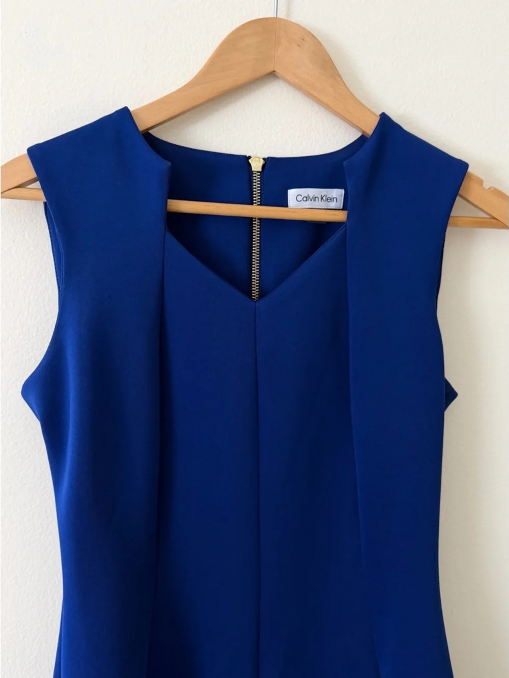 Calvin Klein fitted sleeveless